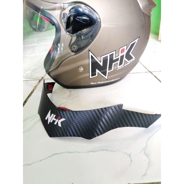 Discount Spoiler Helm NHK R6 Motif Carbone Plastik