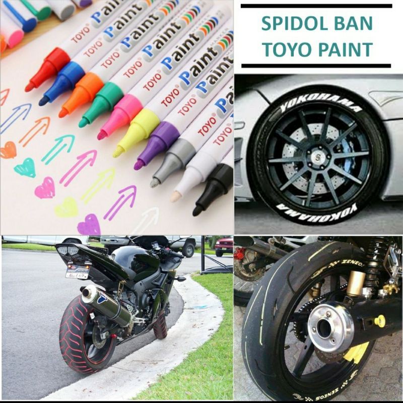 spidol ban toyo origina / spidol ban motor / spidol ban mobil / paint maker