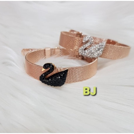 GELANG TANGAN TANGAN MODEL JAM ANGSA/ GELANG TITANIUM/ AKSESORIS WANITA KOREA