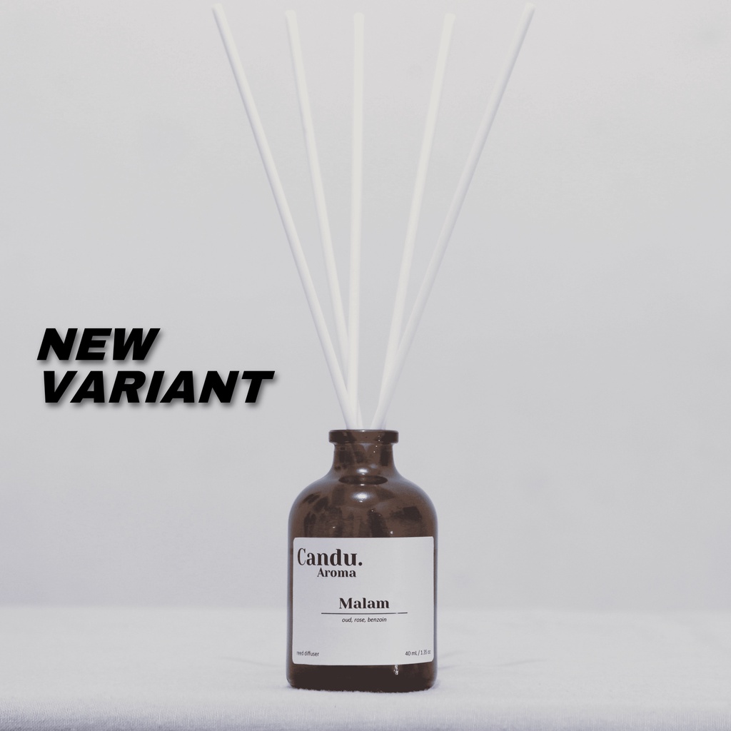 Candu Aroma - Reed Diffuser Pengharum Ruangan Aromaterapi Mewah-Malam