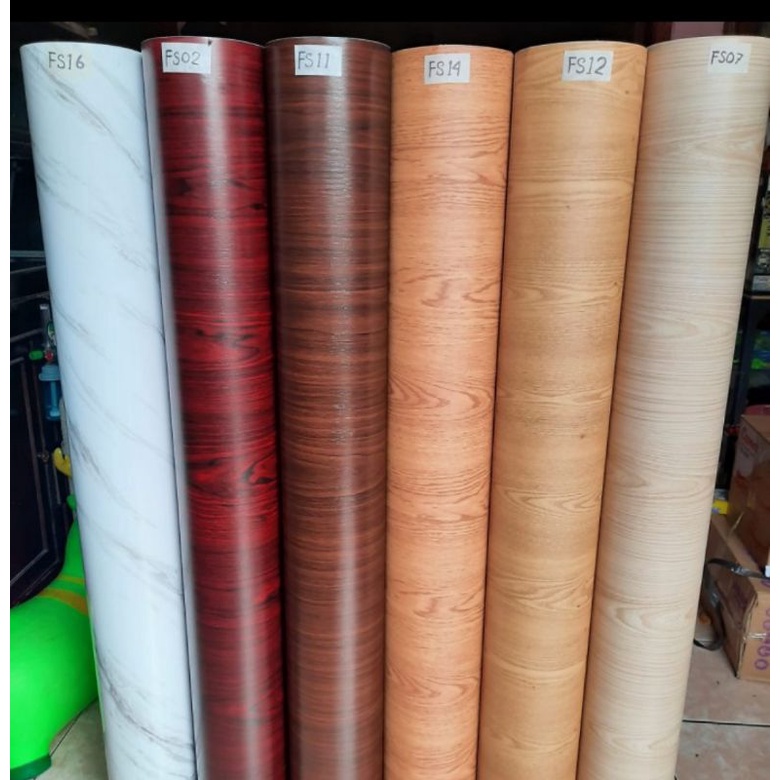 STIKER FINIL/STIKER KAYU/STIKER KULKAS/STIKER PINTU/STIKER SERAT KAYU
