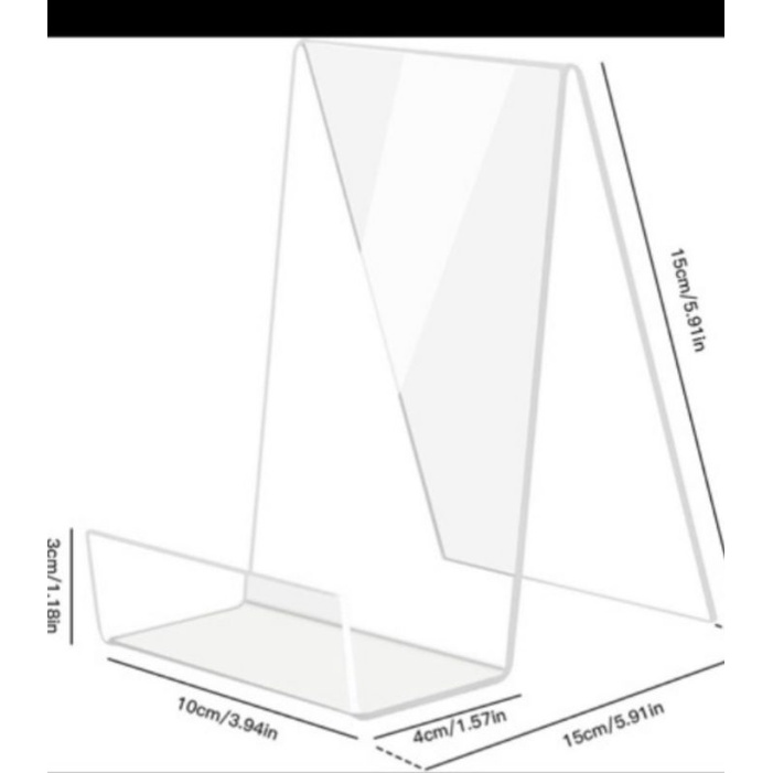 akrilik stand Buku/display buku akrilik
