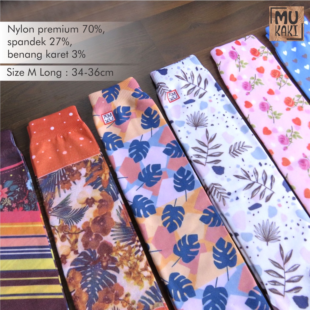 Kaos Kaki Jempol Motif Printing Dewasa Mukaki Murah O