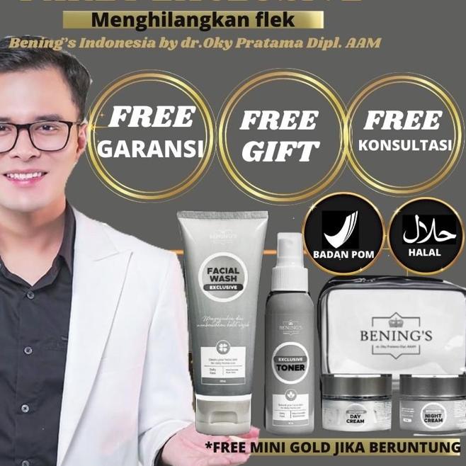 BENINGS SKINCARE BY DR.OKY PRATAMA PAKET EXCLUSIVE BENINGS CLINIC | BENINGSCLINIC | BENING PAKET FLE