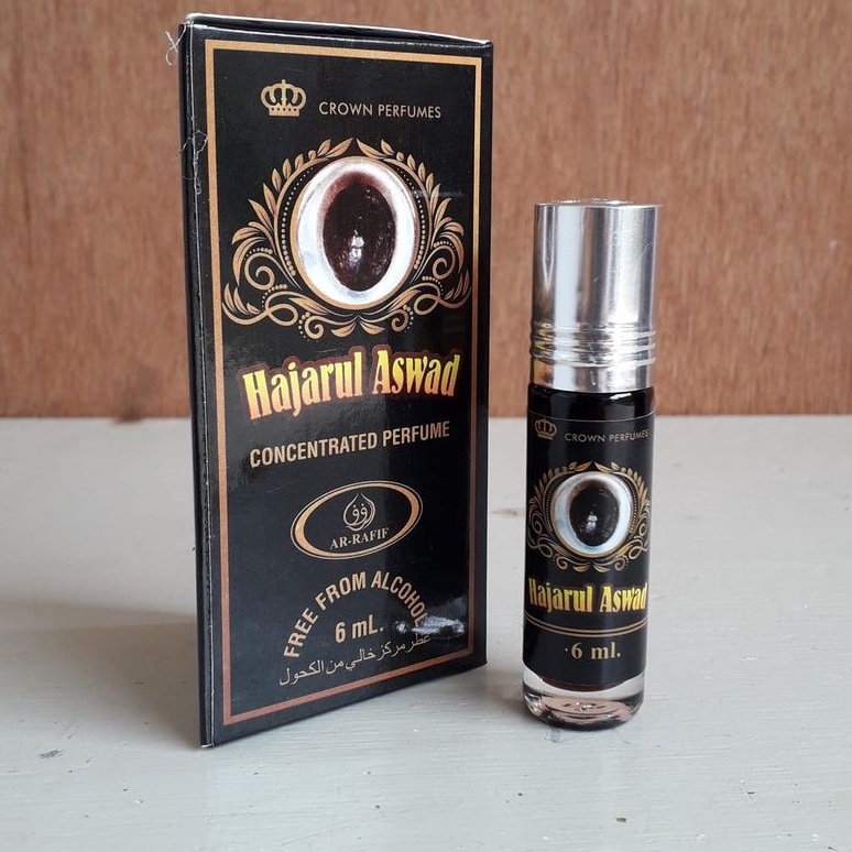 HAJARUL ASWAD Parfum AR-RAFIF 6ml Minyak Wangi Pria Roll On Non Alkohol