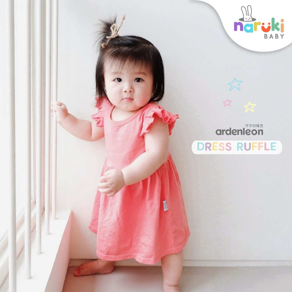 Ardenleon Baju Dress Ruffle Baby Kids Arden Leon Anak Bayi (NEW COLOR)