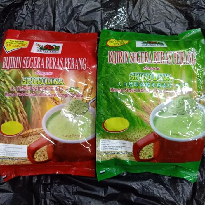 

Bijirin Segera Beras Perang dan Spirulina 30gx12 pek Produk Terlaris
