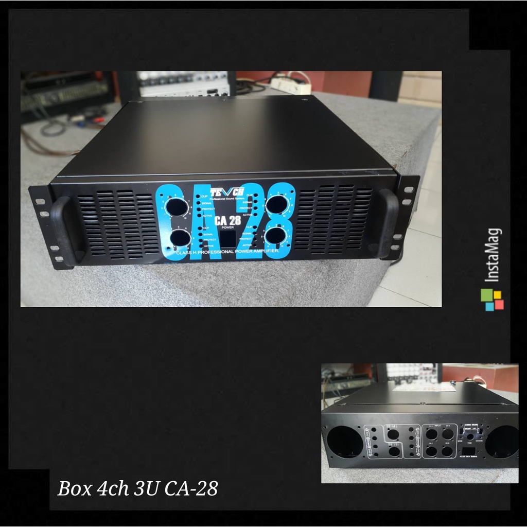 Box Power Amplifier CA28 4ch 3u