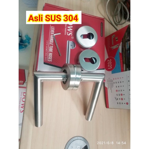 PROMO Rosete pisah handle pisah garansi 25 tahun stanlis sus 304 dows kunci pintu murah handle kunci