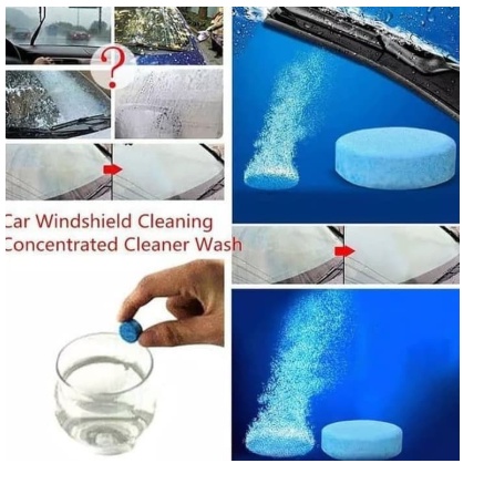 ( DPT 3 PCS ) Sabun Pembersih Wiper Kaca Mobil Glass Cleaner Tablet Cars Wash