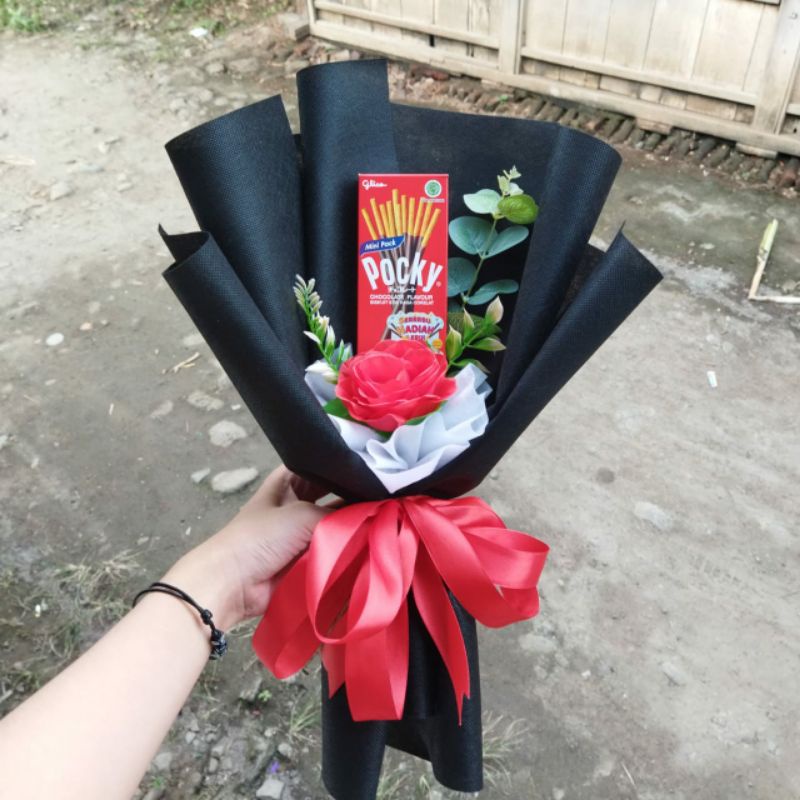 

Buket Pocky mix Bunga