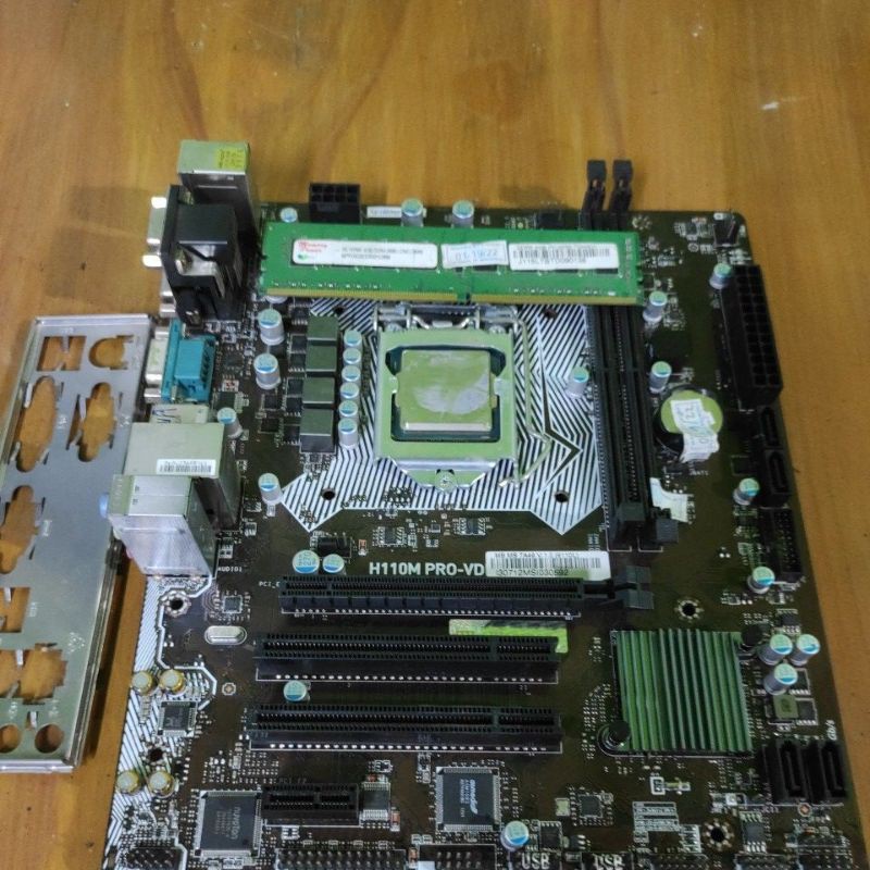 Paket motherboard H110 plus processor G4400T