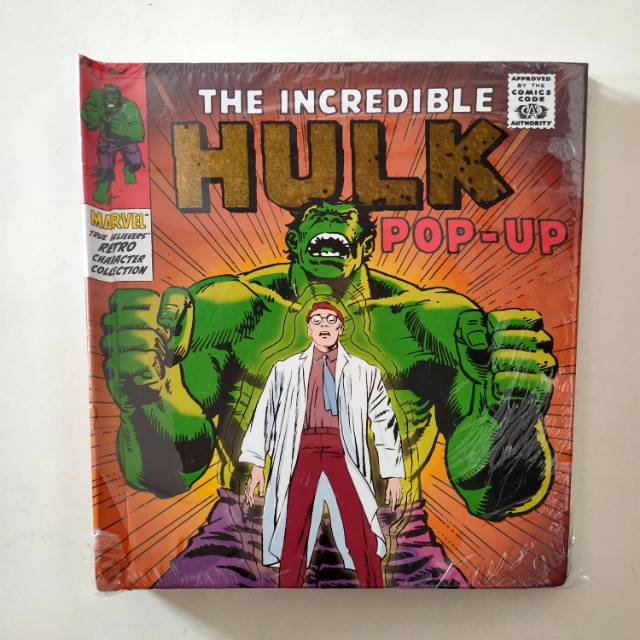 Marvel  Comics Pop-Up Book : THE INCREDIBLE HULK (2008 First Edition) Collector Item