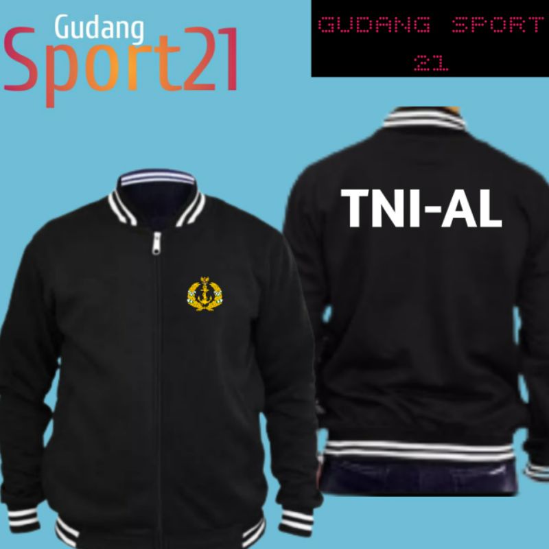 jaket baseball TNI AL jaket TNI AL