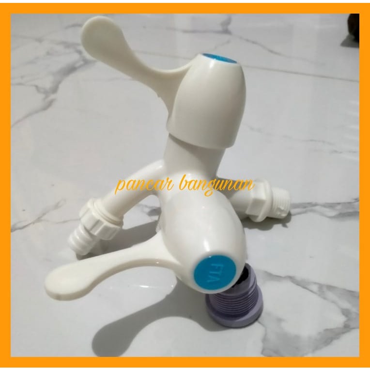 KRAN CABANG ENGKOL PLASTIK FTA - KRAN AIR CABANG DUA ENGKOL FTA - KRAN CABANG FTA - KRAN CABANG ENGK