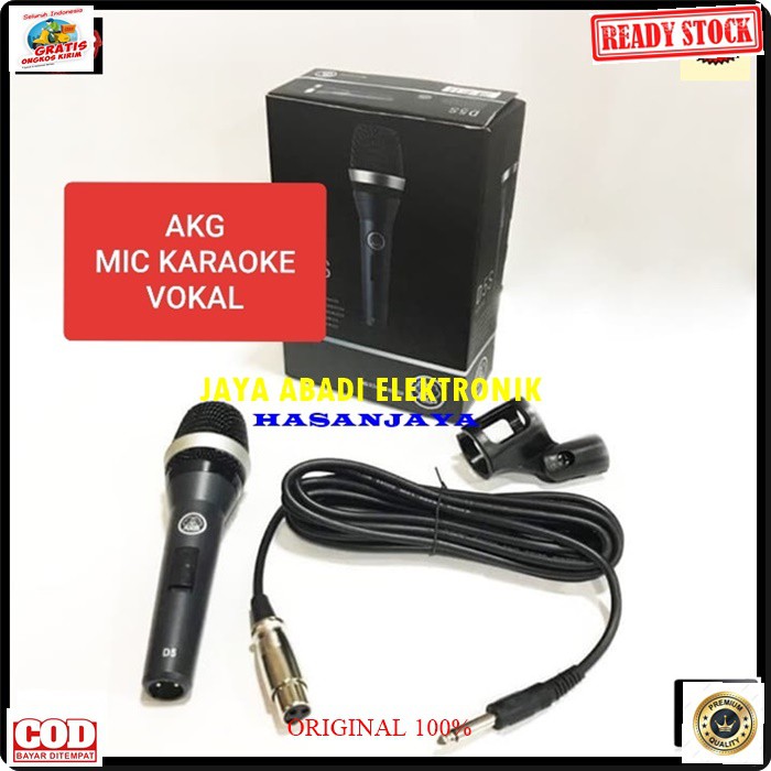 G50 Akg mic kabel dynamic Microphone full besi cable mik karaoke vocal vokal audio sound system audio pengeras suara pro profesional G50  BISA DIGUNAKAN SEGALA JENIS MIC  Bahan dari besi metal  Mic tidak menggunakan baterai Langsung nyala tinggal colok