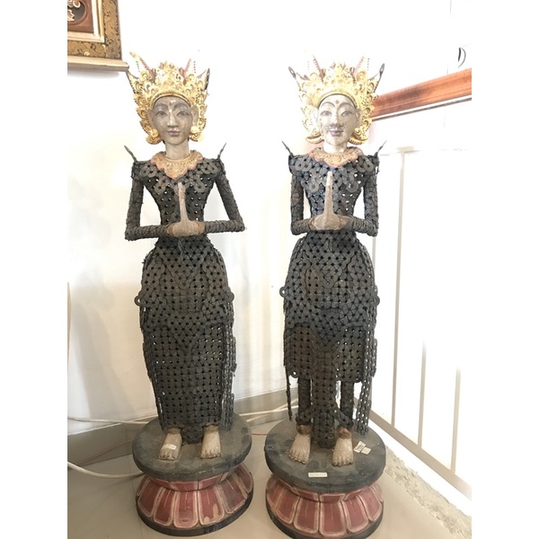 Patung Penari Bali Koin/ Patung Selamat Datang / Patung Antik Handicraft