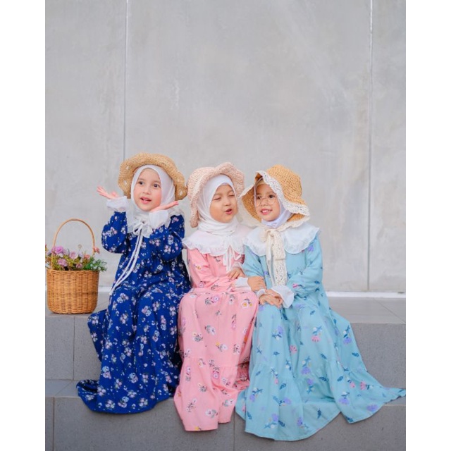 VIOLA KIDS YUKA DRESS ANAK PEREMPUAN | gamis anak perempuan terbaru