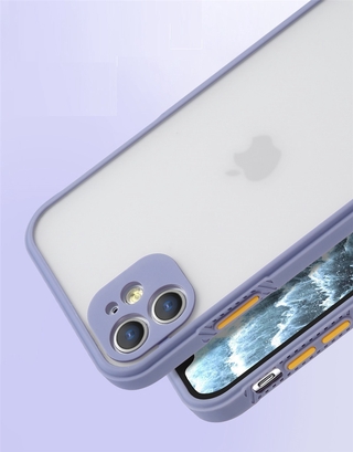 Soft Silicone+PC Case untuk iPhone XS Max XR Apple iPhone 7 8 Plus