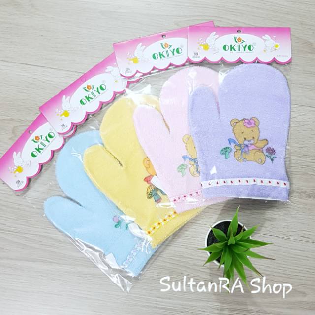 WASLAP BAYI | Waslap Mandi Snobby Cow Series | Waslap Okiyo | Handuk Tangan mandi Bayi | Waslap Jari | Waslap Cow