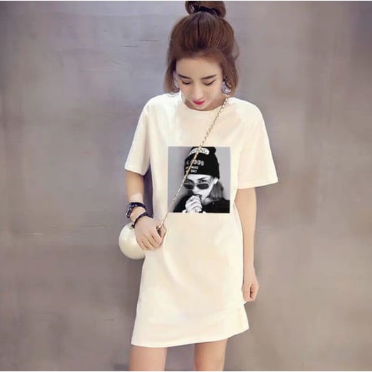 Dress Bunga Wanita Korean Style V Neck Dress Flory Broken White - IMPORT