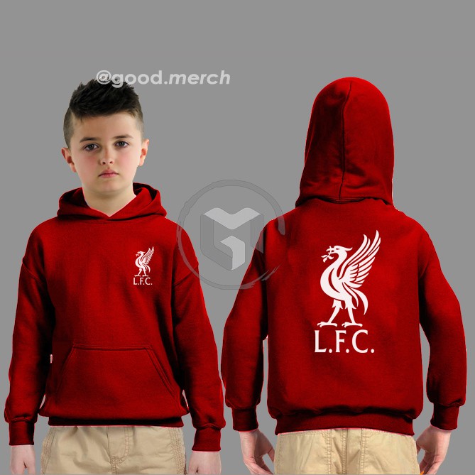 JAKET HOODIE ANAK BOLA LIVERPOOL