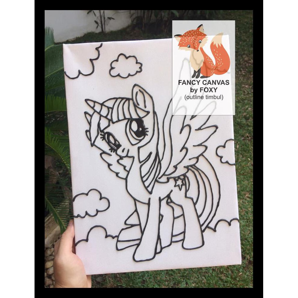 

BARU KANVAS LUKIS ANAK GAMBAR PRINCESS TWILIGHT SPARKLE -- LITTLE PONY PERALATAN MELUKIS TERLARIS