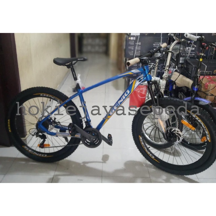 Sepeda Gunung 27,5" GENIO M-541 VT alloy 24 speed Velk tinggi - Biru