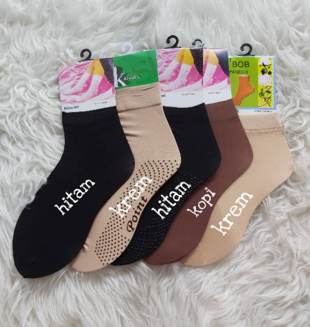 Kaos Kaki Wanita Bahan Stoking Kaos Kaki Mata Kaki