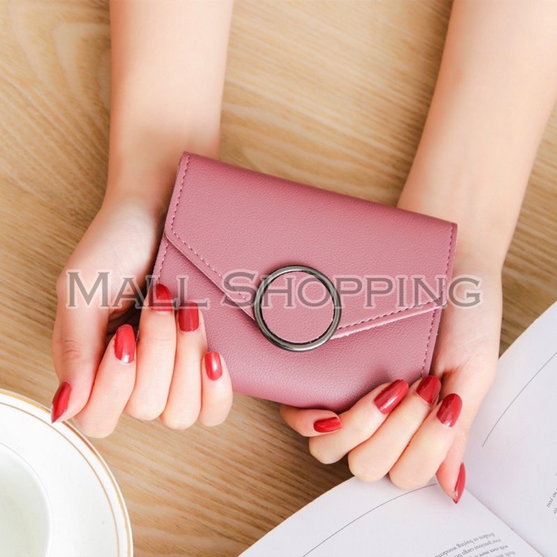 (COD) Dompet Lipat Wanita Dompet Mini 117G MALLSHOPPING