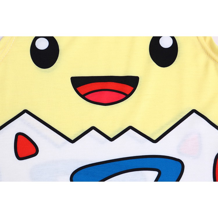 KBS-79 kaos crop top full print togepi pokemon crop top  cartoon import korea jepang