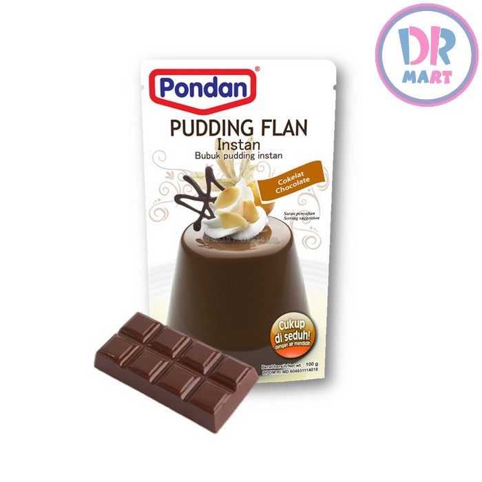 

Pondan Pudding Flan Coklat 100ml