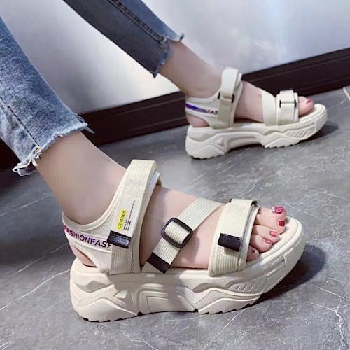 Sandal Gunung wanita BG-862/sendal tinggi wanita /sendal masa kini