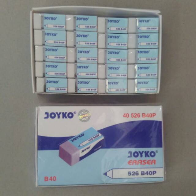 

Penghapus joyko putih satu boks isi 40 biji