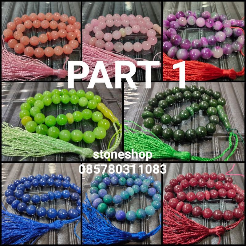 Tasbih Batu Alam 10mm Isi 33 Butir