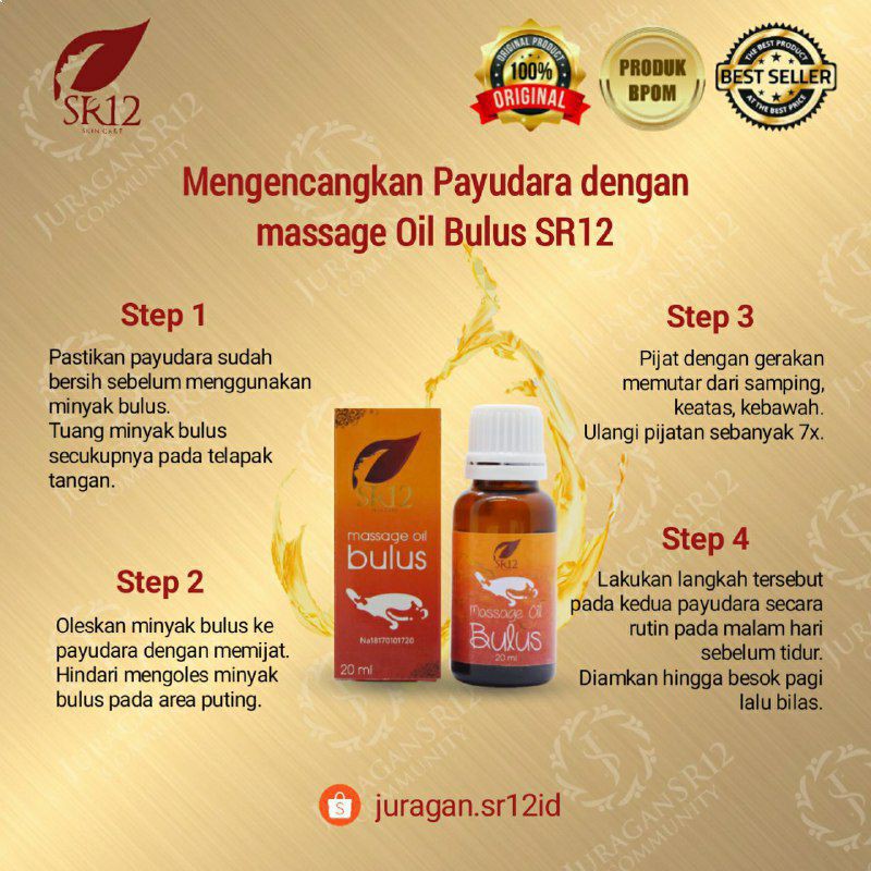 PAKET JOINT MARKETER - MINYAK BULUS SR12 SABUN BULUS SR12 FACIAL WASH BULUS SR12