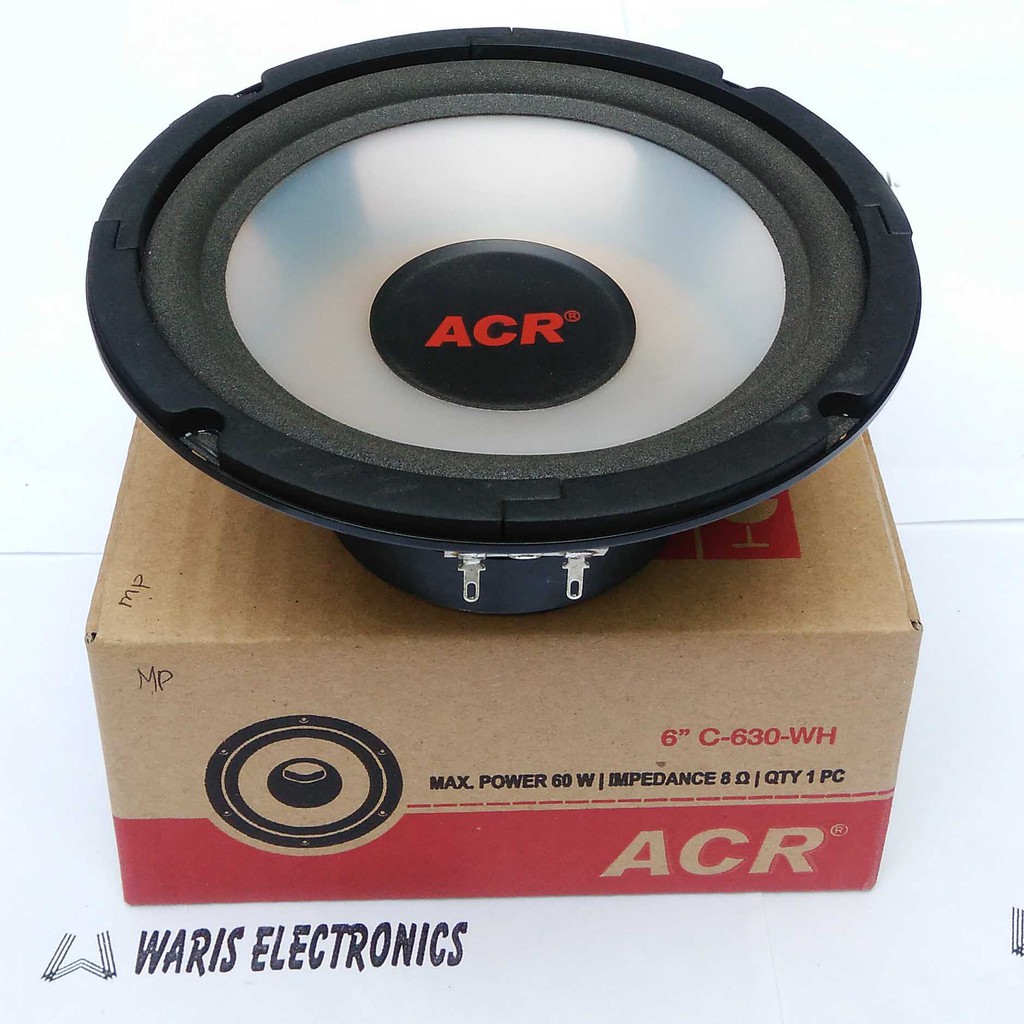 speaker 6 inch ACR woofer C 630 WH polyphane 60Watt