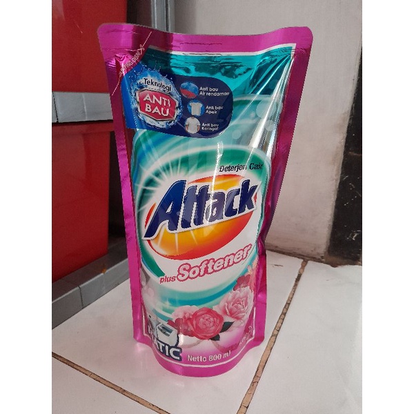 Attack cair 800ml plus softener