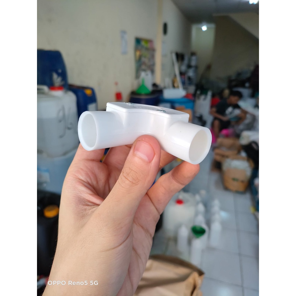 Knee 20mm / Elbow / Lbow / L bow / Kenie / Siku Pipa Listrik 20 mm pipa konduit conduit