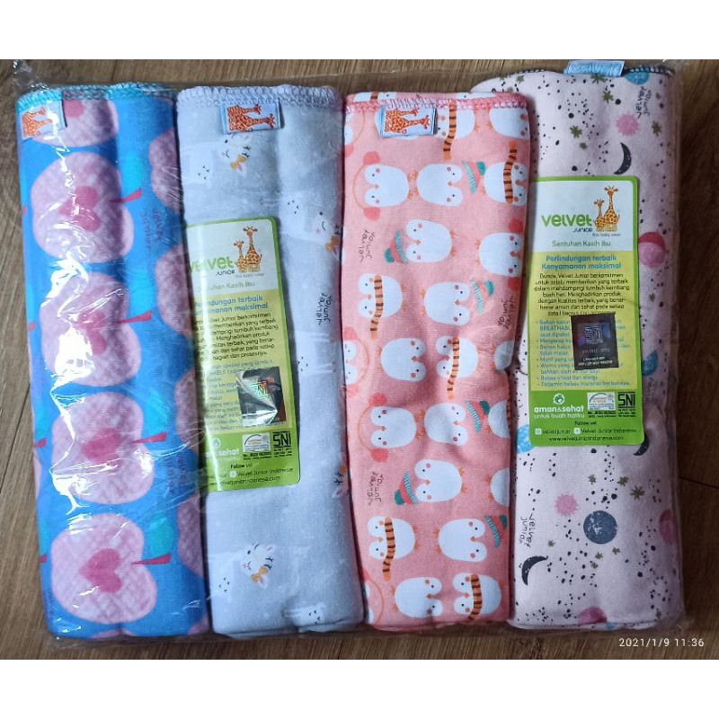 Bedong Velvet Junior (Hrg Satuan)