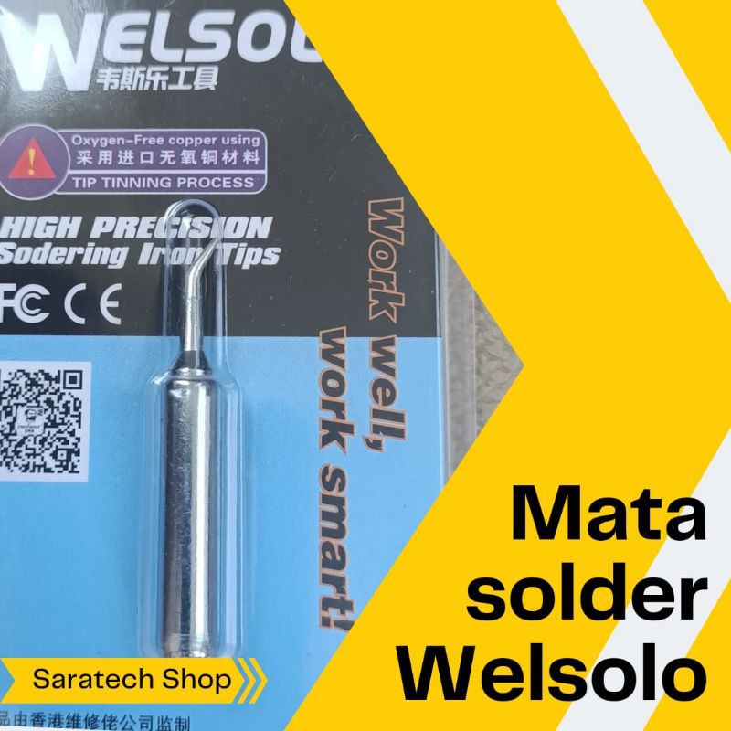 Mata Solder Welsolo 900M-T-IS Bengkok Leadfree Ori