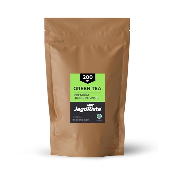

G02G (200Gr) Premium Matcha Green Tea (Bubuk Minuman/Bubble Drink Powder) Ds5Gh