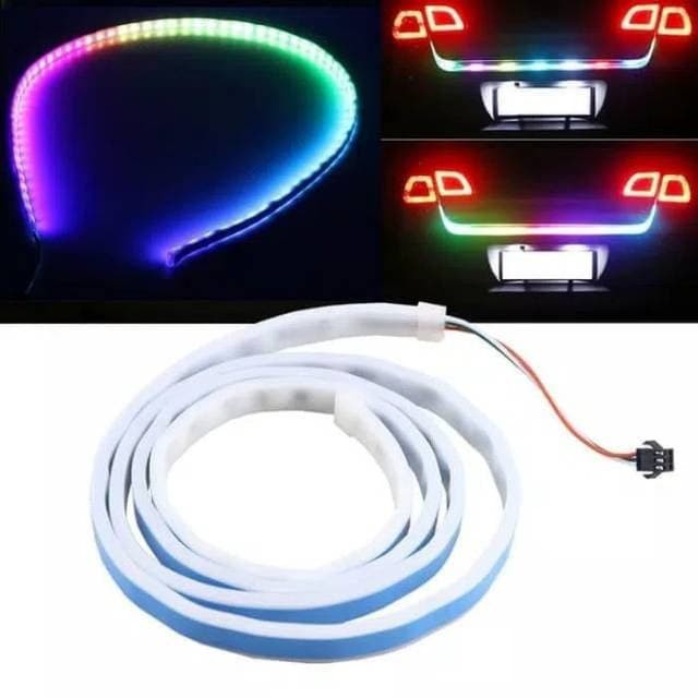 Led Strip RGB 12V DRL Lampu Bagasi Pintu Belakang Mobil 1.2Meter 36LED