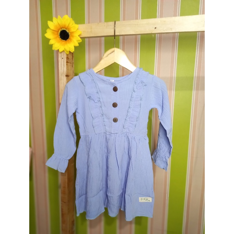 Dress anak Cringkle  Dress perempuan Cringkle dress anak  Dress anak Cringkle