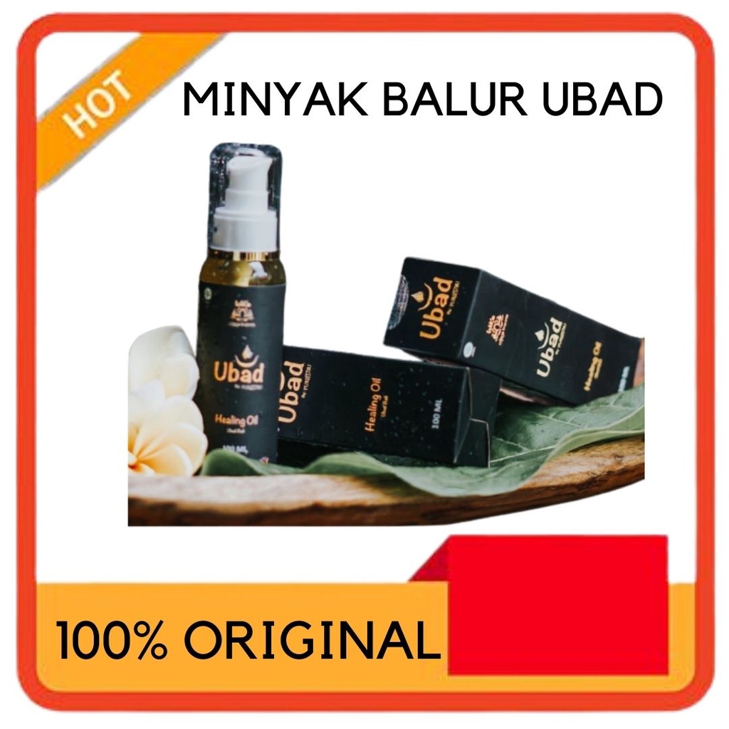 Healing Oil Ubad - MINYAK BALUR UBAD X PURIFUKU - 100ML ORIGINAL BALI Bantu Jaga Daya Imunitas Tubuh