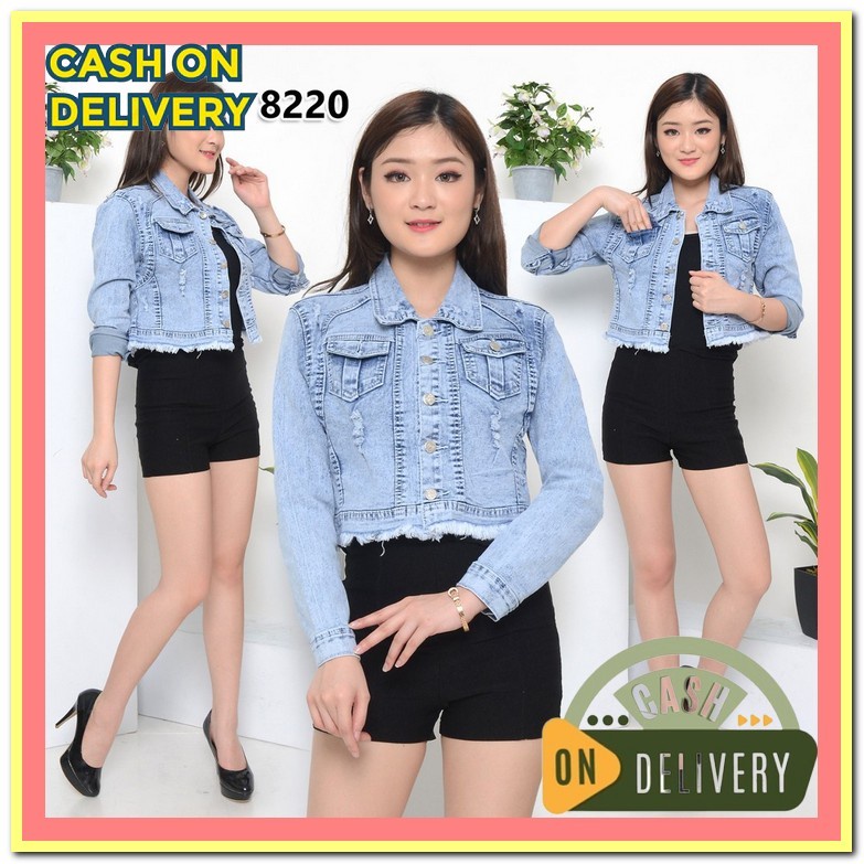 Jaket Jins Wanita Murah Jacket Jins Cewek Terbaru Jaket Levis Wanita J ( Bisa Cod ) Mc Girl - Jaket 