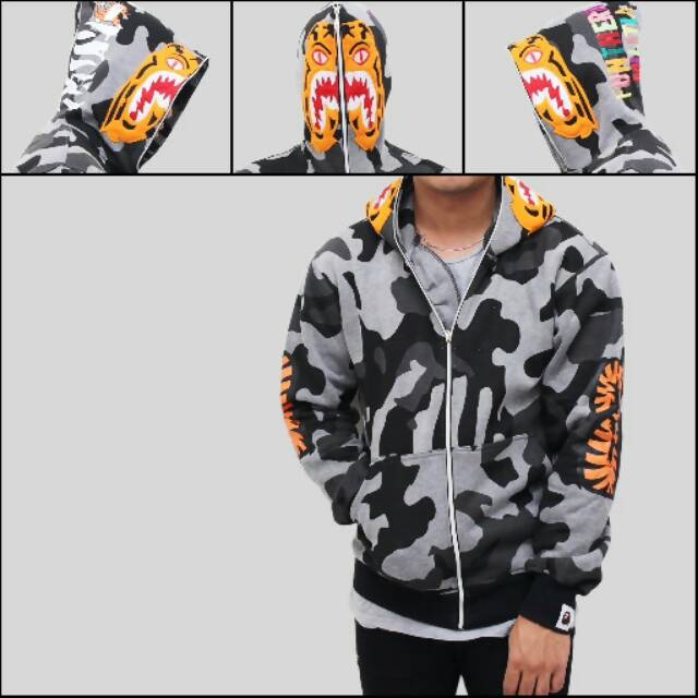 Hoodie shark bape