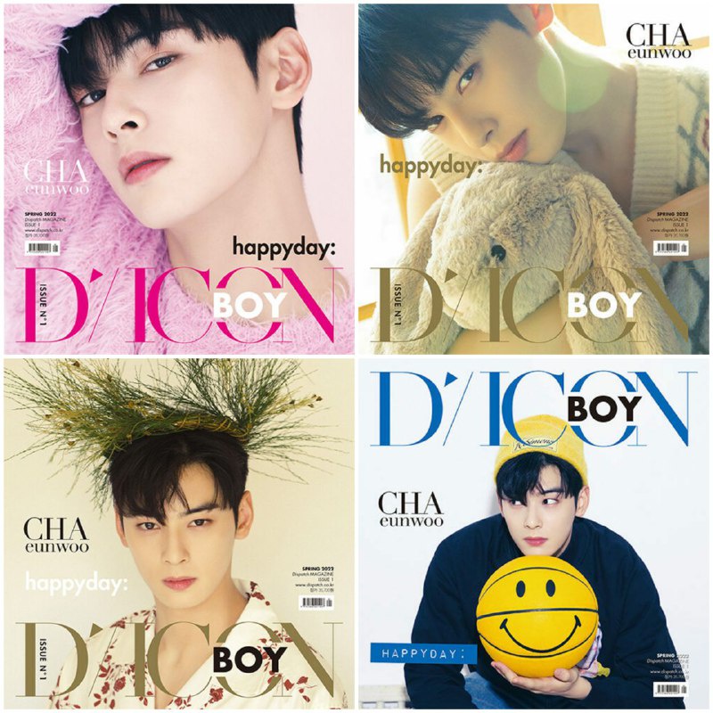 [PO] DICON BOY ISSUE NO. 1 CHA EUNWOO - HAPPYDAY