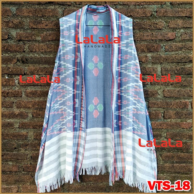 Cardigan Tenun Ikat Etnik Baju Tenun ASLI ORI Kerajinan Tangan Nusantara