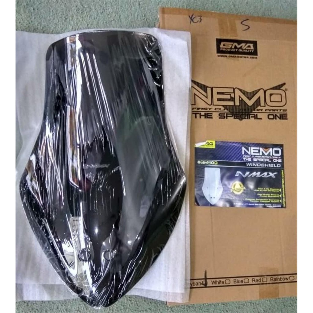 Dijual AKSESORIS WINDSHIELD NMAX NEMO . VISOR WINDSHIELD NMAX . AKSESORIS NMAX NEMO